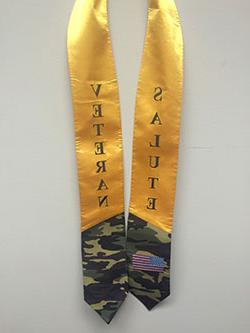 SALUTE graduation stole